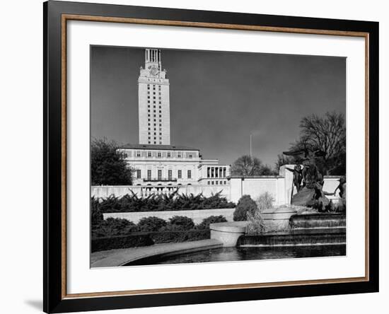 A View Showing the Exterior of the Texas University-Carl Mydans-Framed Premium Photographic Print