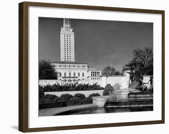 A View Showing the Exterior of the Texas University-Carl Mydans-Framed Premium Photographic Print