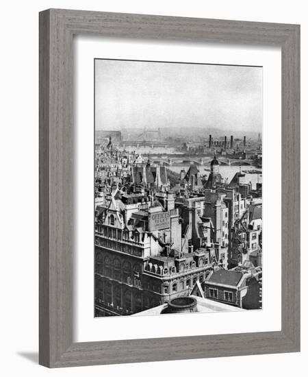 A View South-Eastward from Bush House as Far as Blackheath, London, 1926-1927-null-Framed Giclee Print