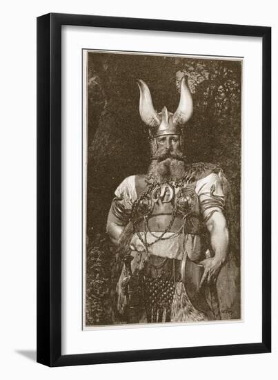 A Viking Chief-Carl Haag-Framed Giclee Print