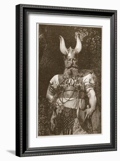 A Viking Chief-Carl Haag-Framed Giclee Print