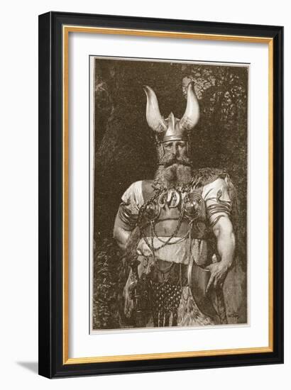 A Viking Chief-Carl Haag-Framed Giclee Print