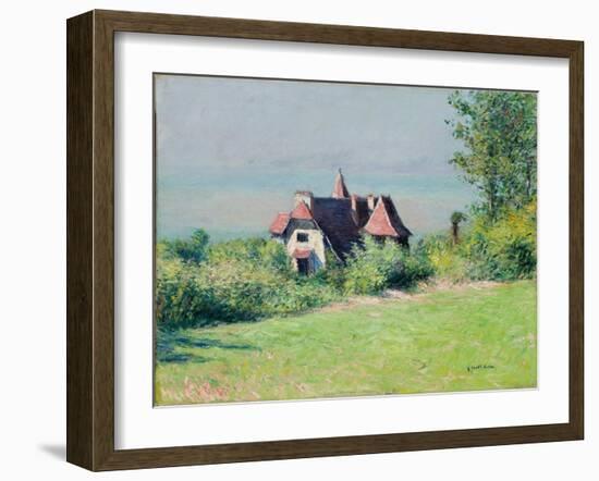 A Villa at Trouville, 1882-Gustave Caillebotte-Framed Giclee Print