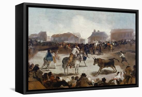 A Village Bullfight, C. 1812-29-Suzanne Valadon-Framed Premier Image Canvas