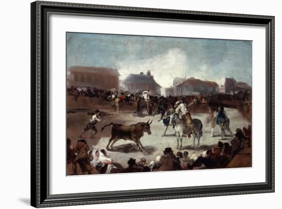 A Village Bullfight, C1812-1814-Francisco de Goya-Framed Giclee Print