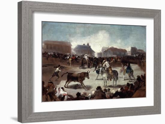A Village Bullfight, C1812-1814-Francisco de Goya-Framed Giclee Print