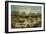 A Village Bullfight-Francisco de Goya-Framed Giclee Print