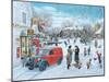 A Village Christmas-Trevor Mitchell-Mounted Giclee Print