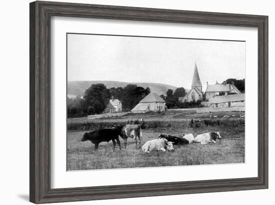 A Village Church, 1926-null-Framed Giclee Print