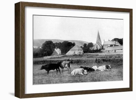 A Village Church, 1926-null-Framed Giclee Print