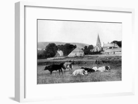 A Village Church, 1926-null-Framed Giclee Print