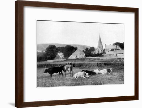 A Village Church, 1926-null-Framed Giclee Print