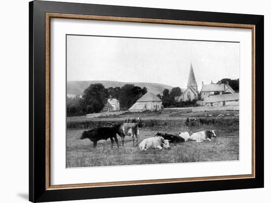 A Village Church, 1926-null-Framed Giclee Print