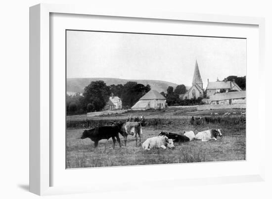 A Village Church, 1926-null-Framed Giclee Print