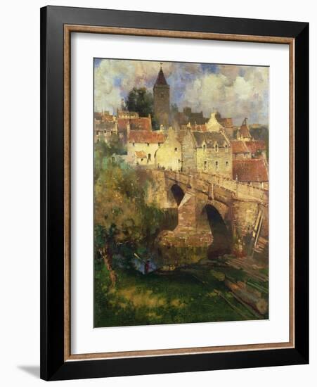 A Village in East Linton, Haddington-James Paterson-Framed Giclee Print