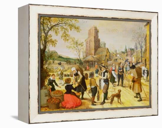 A Village Kermesse-Sebastian Vrancx-Framed Premier Image Canvas