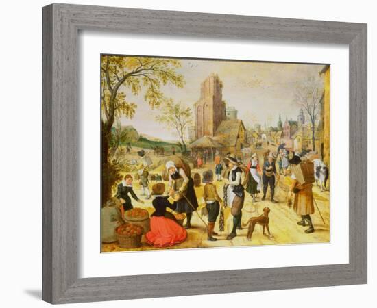 A Village Kermesse-Sebastian Vrancx-Framed Giclee Print