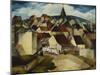 A Village Procession, France, C.1923-Christopher Richard Wynne Nevinson-Mounted Giclee Print