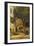 A Village Scene-Jean-Baptiste-Camille Corot-Framed Giclee Print