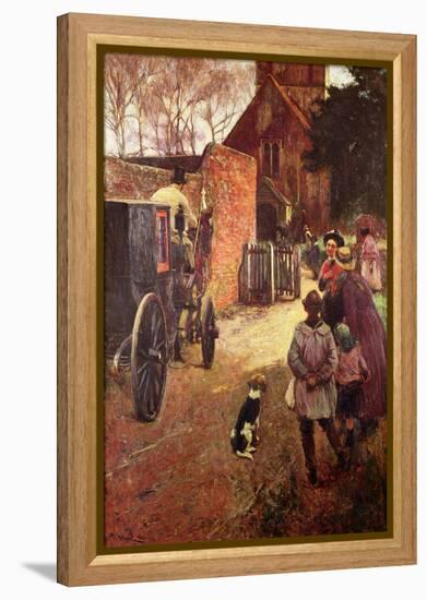 A Village Wedding-John White-Framed Premier Image Canvas