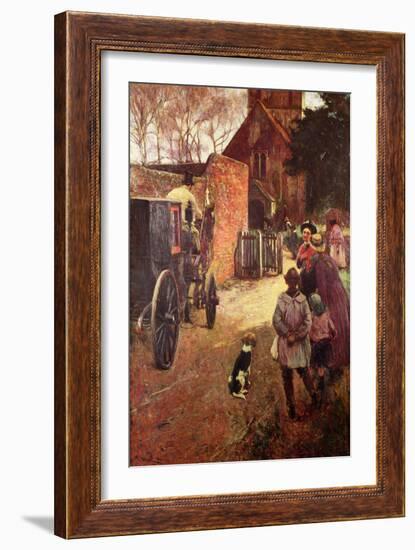 A Village Wedding-John White-Framed Giclee Print