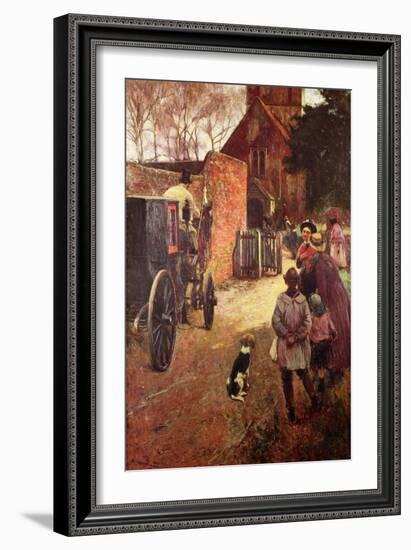 A Village Wedding-John White-Framed Giclee Print