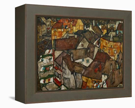 A Village-Egon Schiele-Framed Premier Image Canvas