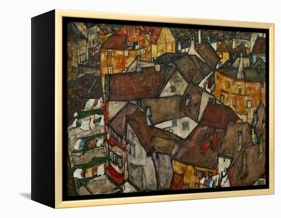 A Village-Egon Schiele-Framed Premier Image Canvas