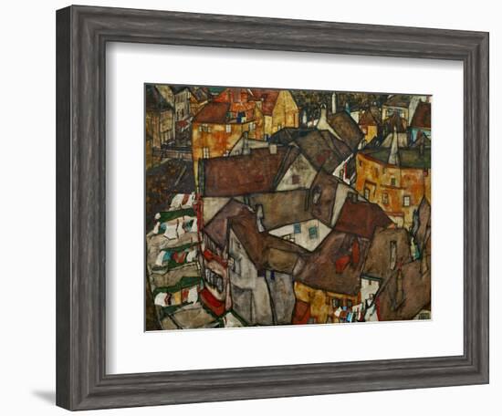 A Village-Egon Schiele-Framed Giclee Print