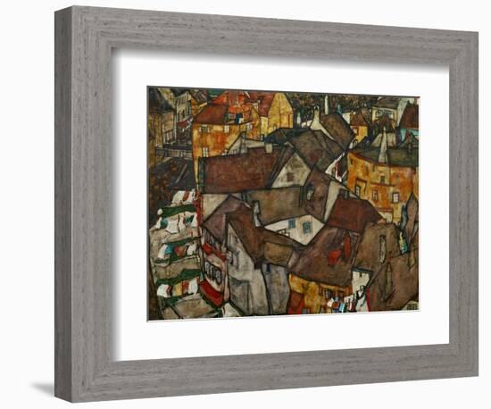 A Village-Egon Schiele-Framed Giclee Print