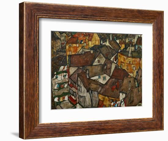 A Village-Egon Schiele-Framed Giclee Print