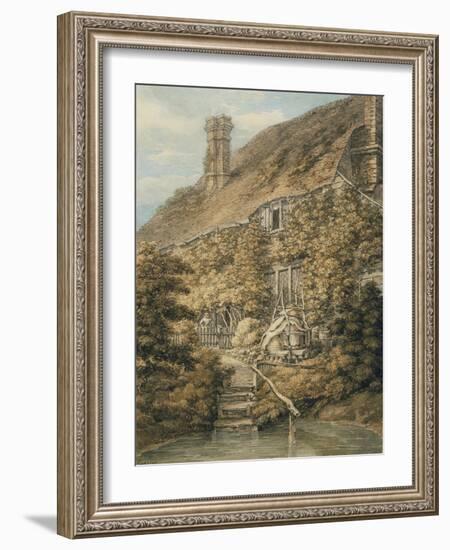 A Vine-Clad Cottage-Thomas Hearne-Framed Giclee Print