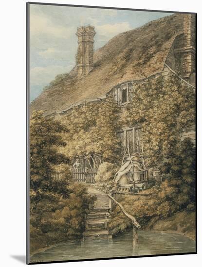 A Vine-Clad Cottage-Thomas Hearne-Mounted Giclee Print