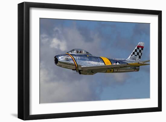 A Vintage F-86 Sabre of the Warbird Heritage Foundation-null-Framed Photographic Print