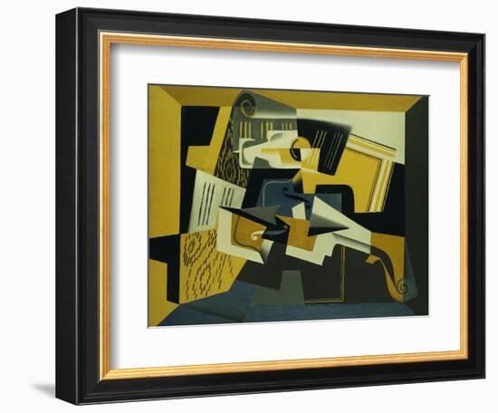 A Violin and Glass, 1918-Juan Gris-Framed Giclee Print