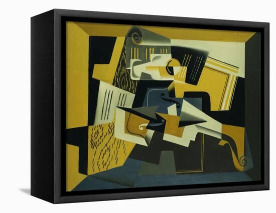 A Violin and Glass, 1918-Juan Gris-Framed Premier Image Canvas