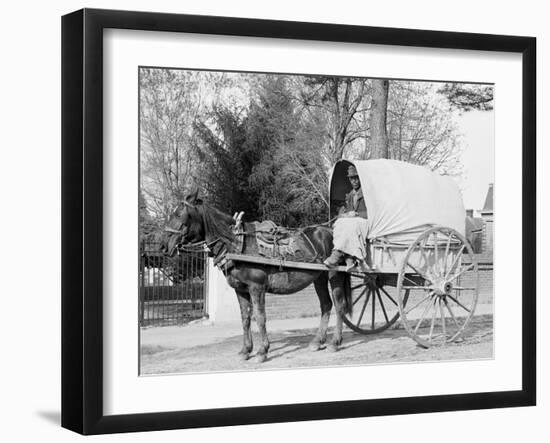 A Virginia Vegetable Cart-null-Framed Photo