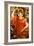 A Vision of Fiametta-Dante Gabriel Rossetti-Framed Art Print