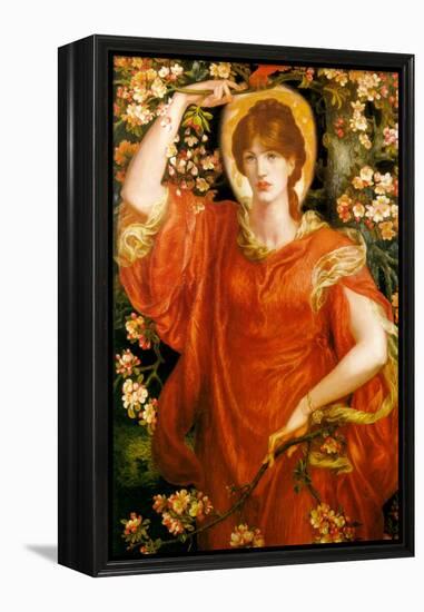 A Vision of Fiametta-Dante Gabriel Rossetti-Framed Stretched Canvas