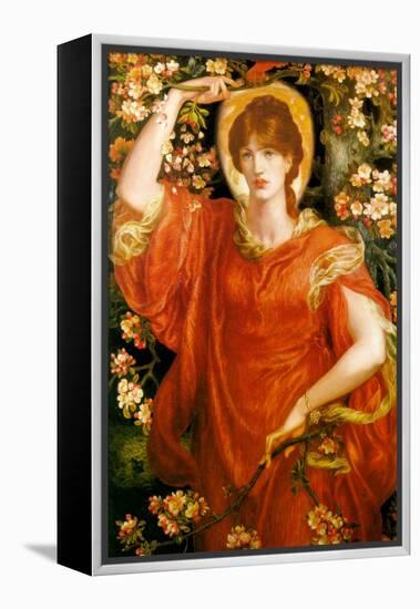 A Vision of Fiametta-Dante Gabriel Rossetti-Framed Stretched Canvas