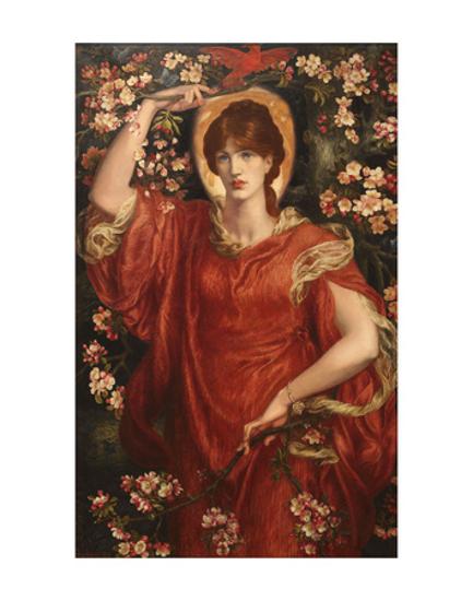 A Vision Of Fiammetta 1878 Art Print Dante Gabriel Rossetti Art Com