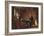 A Visit, about 1850-Carl Spitzweg-Framed Giclee Print