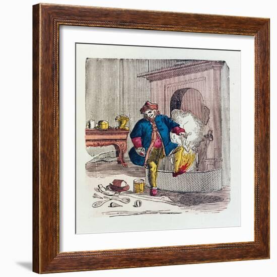 A Visit from St. Nicholas, 1840s-T.C. Boyd-Framed Giclee Print