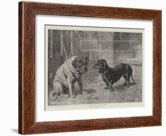 A Visit of Condolence-Heinrich Sperling-Framed Giclee Print