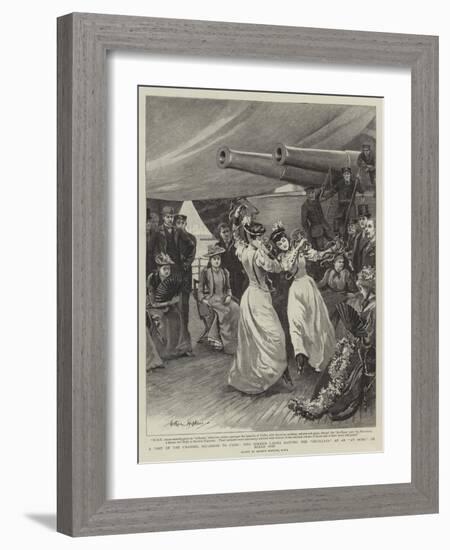 A Visit of the Channel Squadron to Cadiz-Arthur Hopkins-Framed Giclee Print