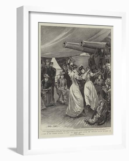 A Visit of the Channel Squadron to Cadiz-Arthur Hopkins-Framed Giclee Print