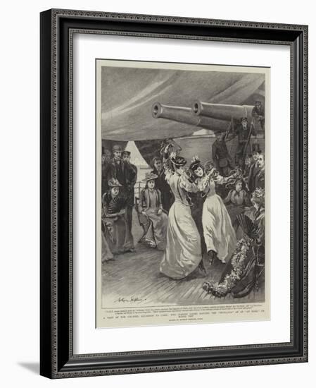 A Visit of the Channel Squadron to Cadiz-Arthur Hopkins-Framed Giclee Print