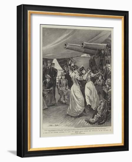 A Visit of the Channel Squadron to Cadiz-Arthur Hopkins-Framed Giclee Print