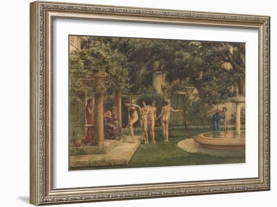 A Visit to Aesculapius, 1875-Sir Edward John Poynter-Framed Giclee Print