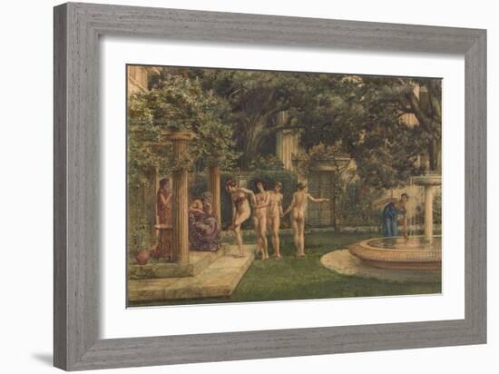 A Visit to Aesculapius, 1875-Sir Edward John Poynter-Framed Giclee Print